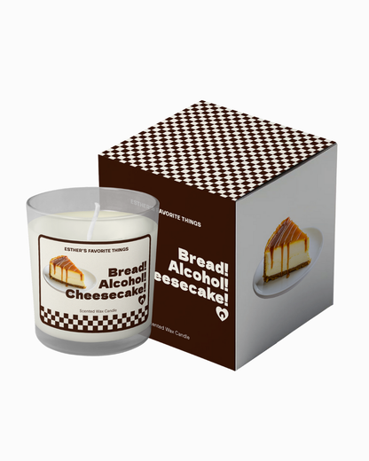 ESTHER'S FAVORITE THINGS CHEESECAKE CANDLE